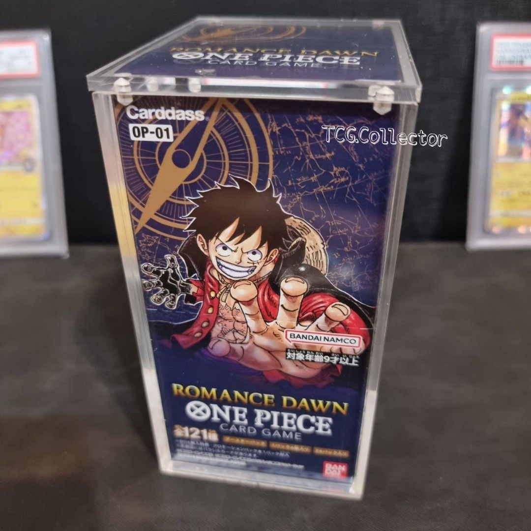 op01 japanese booster box Japanese One Piece Booster Box Acrylic Case main image 1