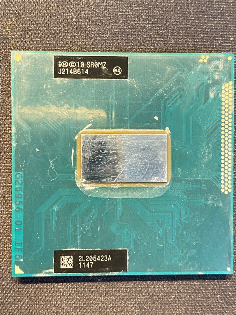 Intel® Core™ i5-3210M Laptop Processor (Category: Computer Parts) located in Muntinlupa City. Submitted by armagedon (Listing ID 1197354563, Image 1). Description: Upgraded my laptop processor to i7 3612QM COMPATIBILITY IS BUYERS RESPONSIBLTY Specifications: Package 988-pin micro-PGA (rPGA988B) Socket Socket G2 / rPGA988B ARK | Compare Intel® Products 11/17/2022 12:24:27 PM Intel® Core™ i5-3210M Processor (3M Cache- up to 3.10 GHz- rPGA) Essentia