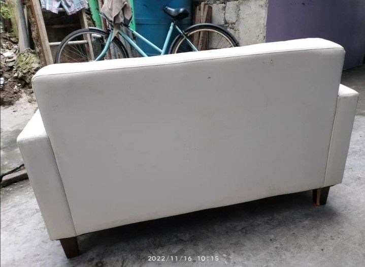 japan made 2 seater sofa faux leather, Furniture & Home Living