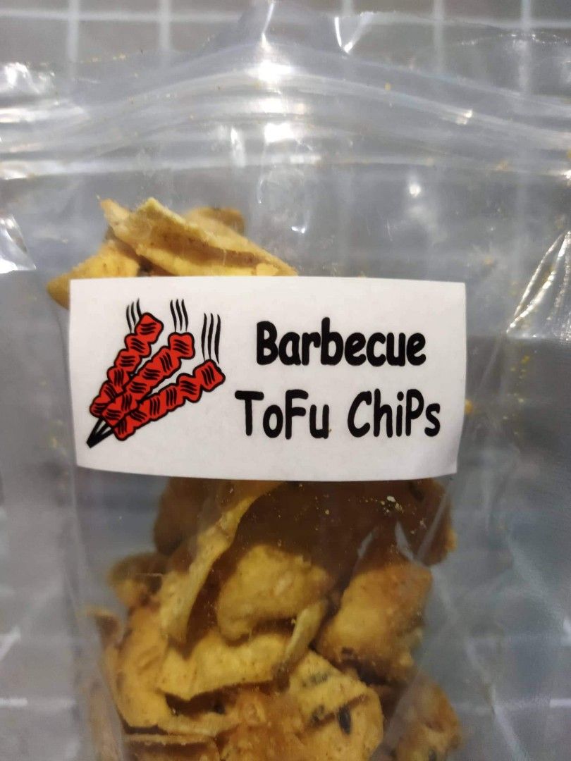 JoNa's Healthy Snacks Tofu Chips in Barbecue Flavor 75 grams, Food