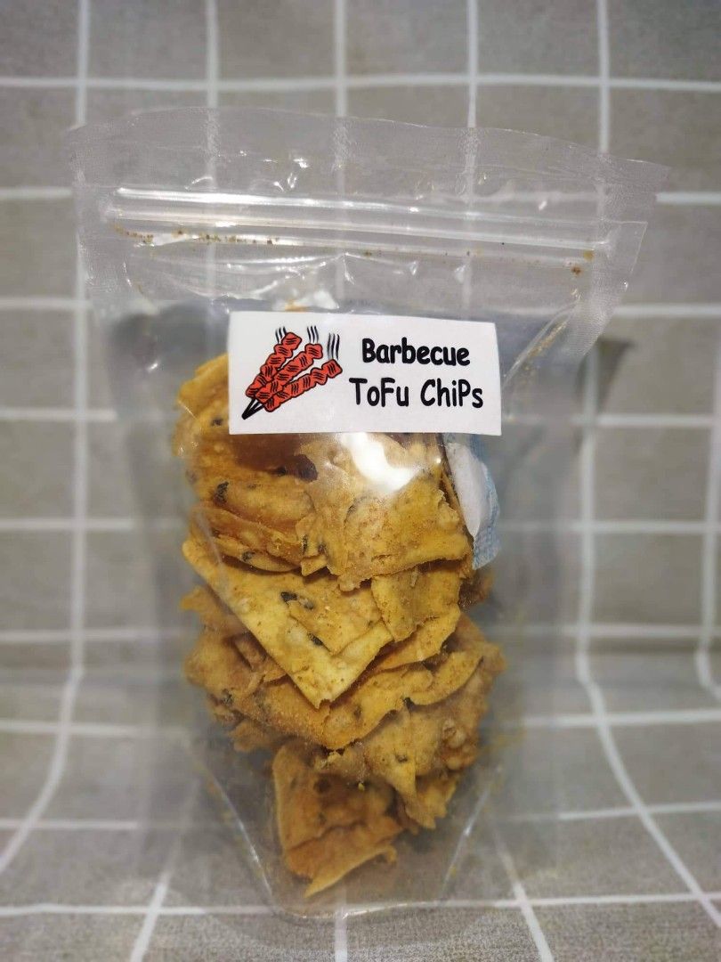 JoNa's Healthy Snacks Tofu Chips in Barbecue Flavor 75 grams, Food