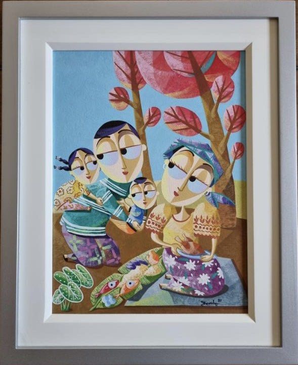 Jovan benito painting (Category: Art & Prints) located in Manila. Submitted by genesis_09 (Listing ID 1197423807, Image 1). Description: Artist: jovan benito Title: lovely morning Medium: oil on canvas Size: 16 x 12 Year: 2021 With coa.