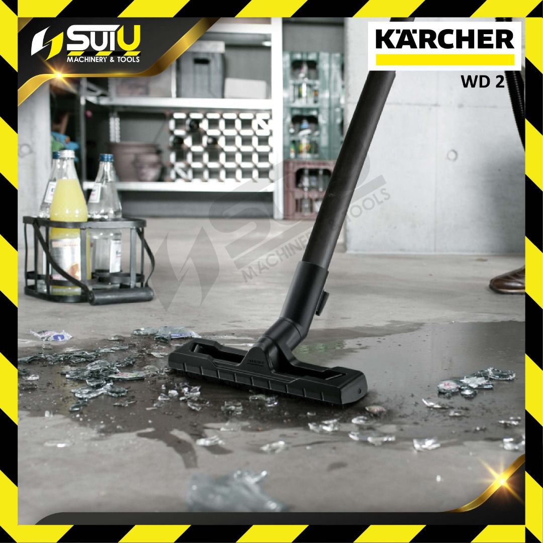 KARCHER WD2 12L Wet & Dry Vacuum Cleaner 1000W w/ Free 5 PCS Paper Filter  Bag, TV & Home Appliances, Vacuum Cleaner & Housekeeping on Carousell