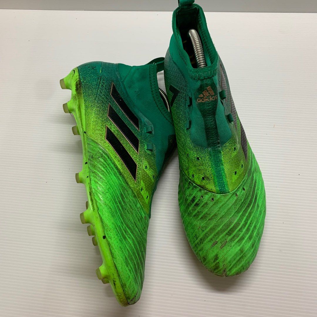 Kasut Bola Adidas Ace 17.1 Primeknit FG Green Sports Equipment