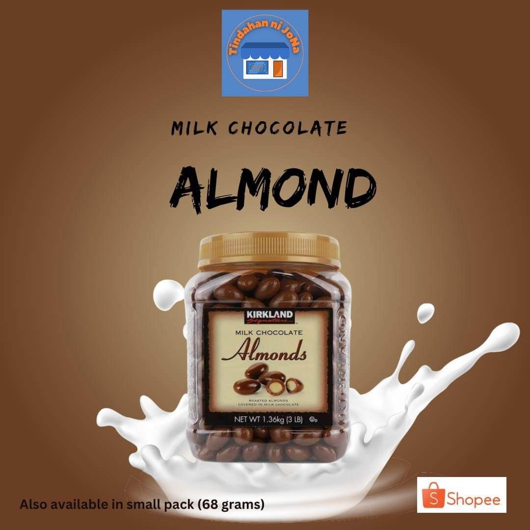 Kirkland Signature Almonds, Milk Chocolate, 1.36kg, Food & Drinks