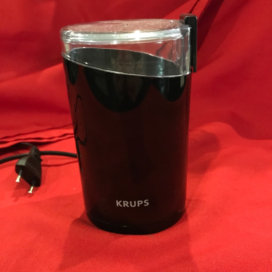 KRUPS FAST TOUCH ELECTRIC COFFEE AND SPICE GRINDER F2034251 220v, TV
