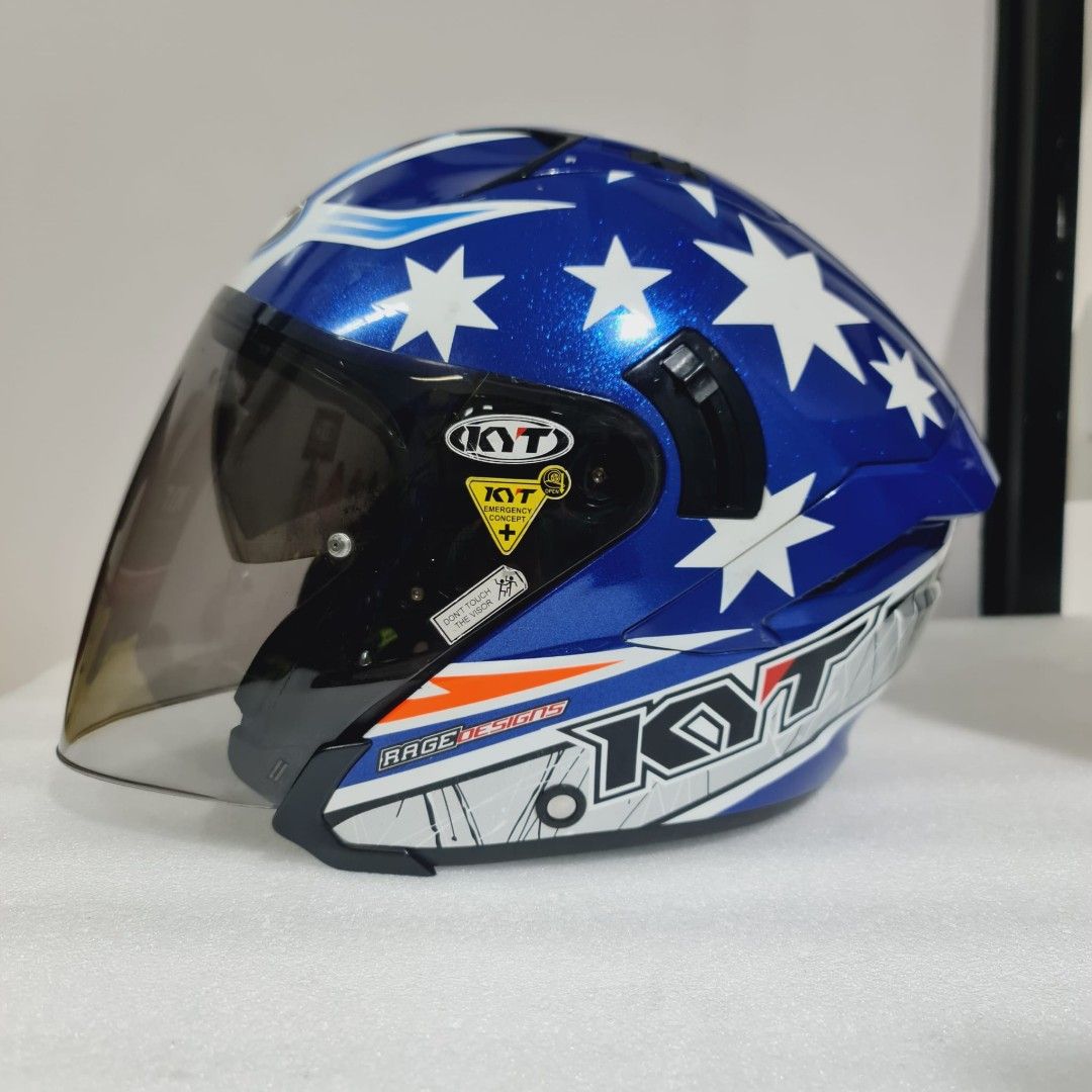 KYT NFJ BROC PARKES, Motorcycles, Motorcycle Apparel on Carousell