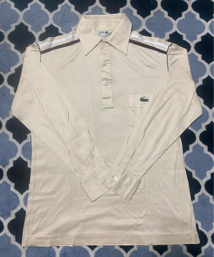 CHEMISE LACOSTE 長袖 ポロシャツ 古着 シェア - ポロシャツ