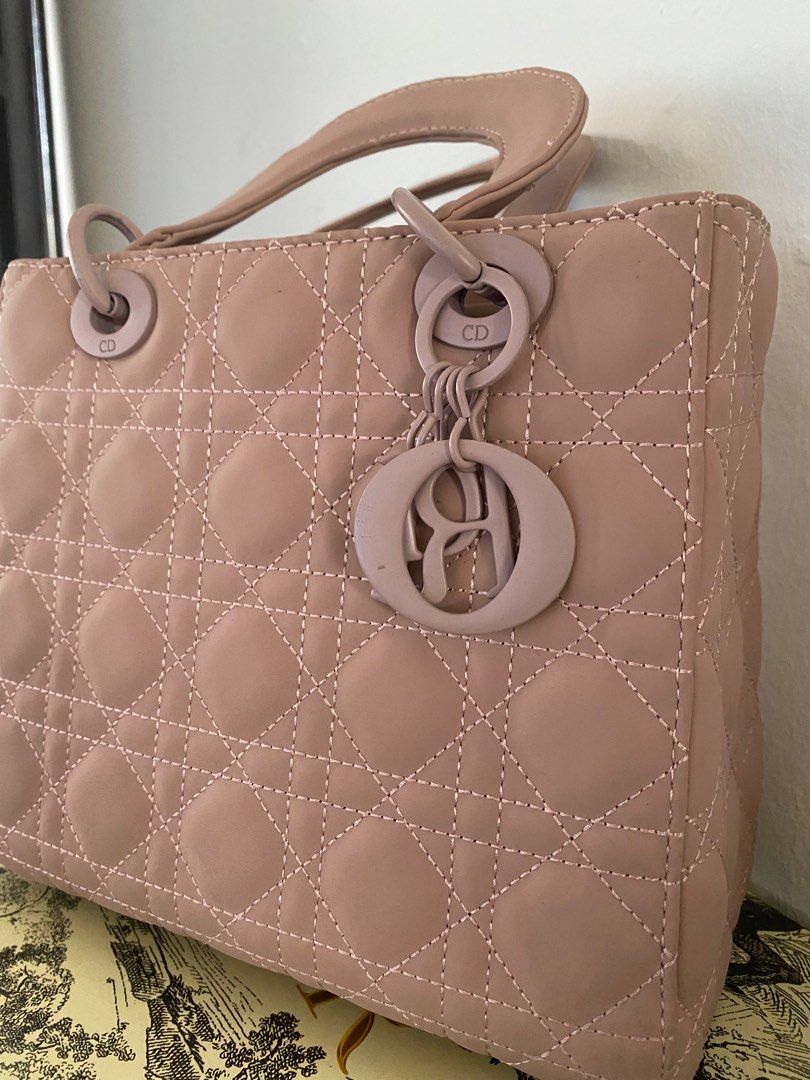 Lily leather handbag Dior Pink in Leather  25633662
