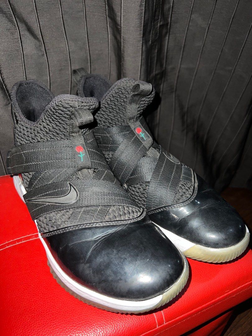 Original LBJ Soldier 12 Rose Men s Fashion Footwear Sneakers on