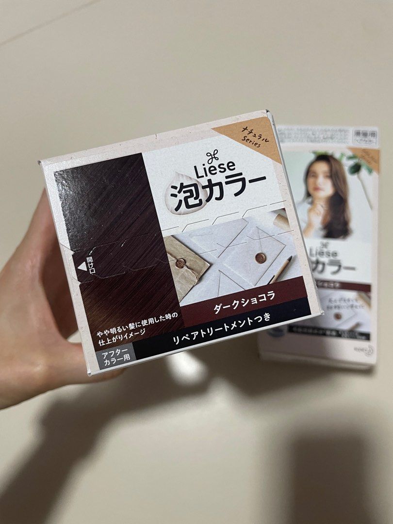 Liese bubble hair dye dark chocolate, Beauty & Personal Care, Hair on Carousell