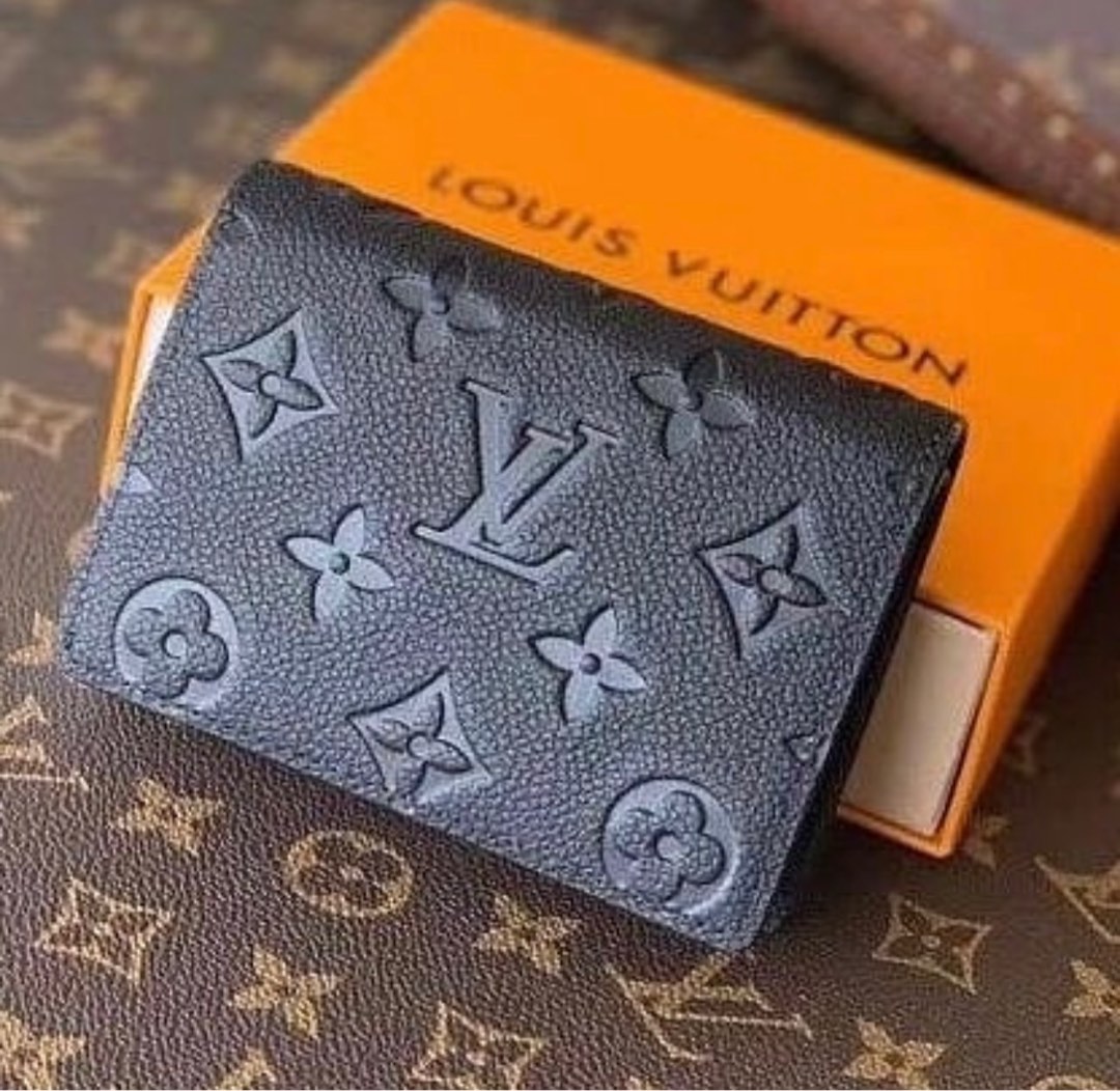 Louis Vuitton Clea Wallet Monogram Empreinte Leather Black 2385701