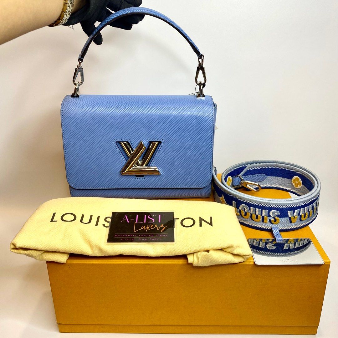 Louis Vuitton Epi Twist MM - Blue Shoulder Bags, Handbags - LOU689391