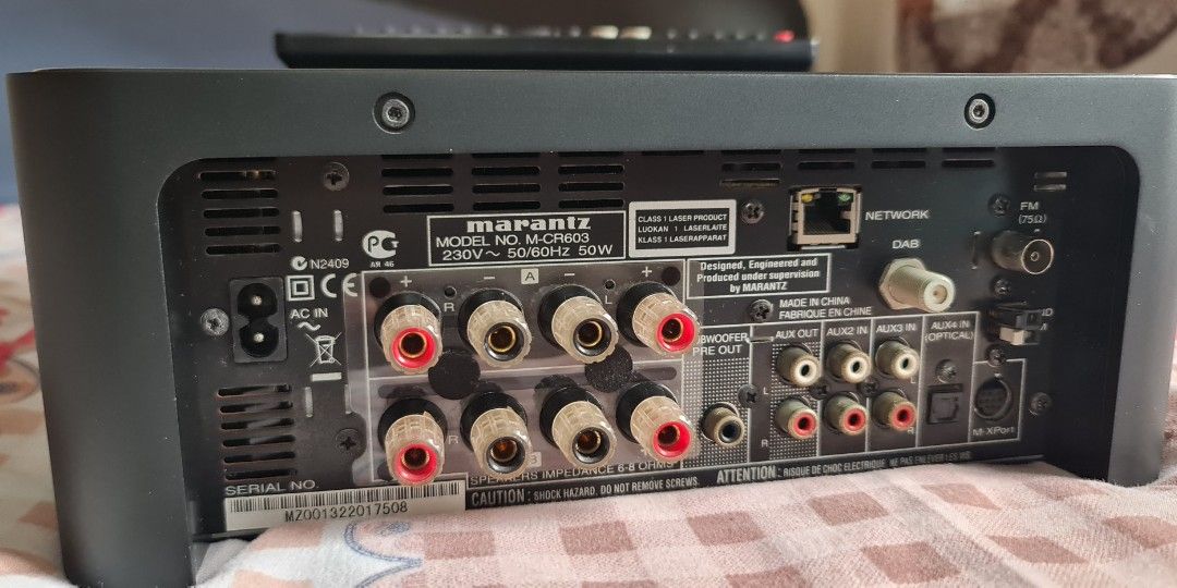 Marantz M-CR603 HiFi Receiver with Subwoofer Output, Audio, Soundbars ...