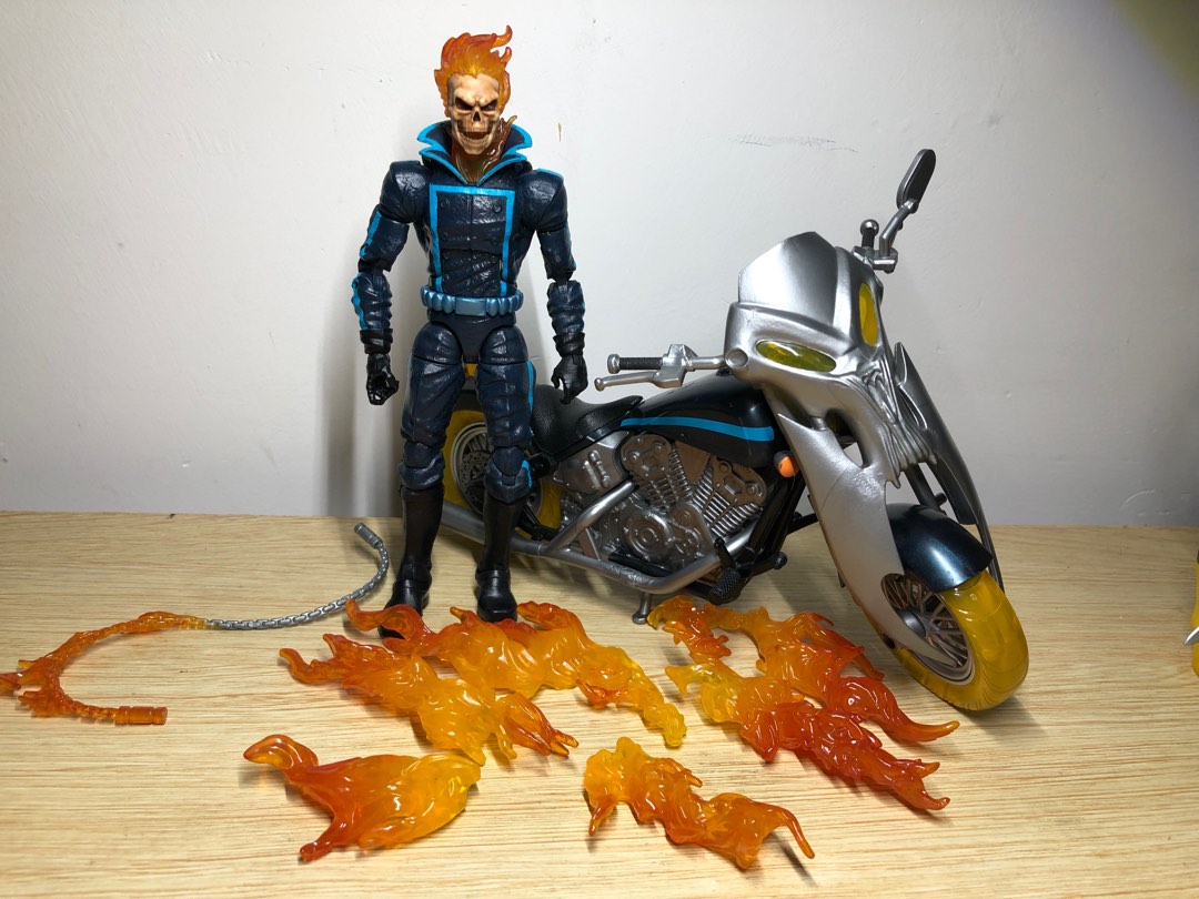 Marvel Legends Ghost Rider with Hell Cycle Ghostrider hellcycle MISB ...