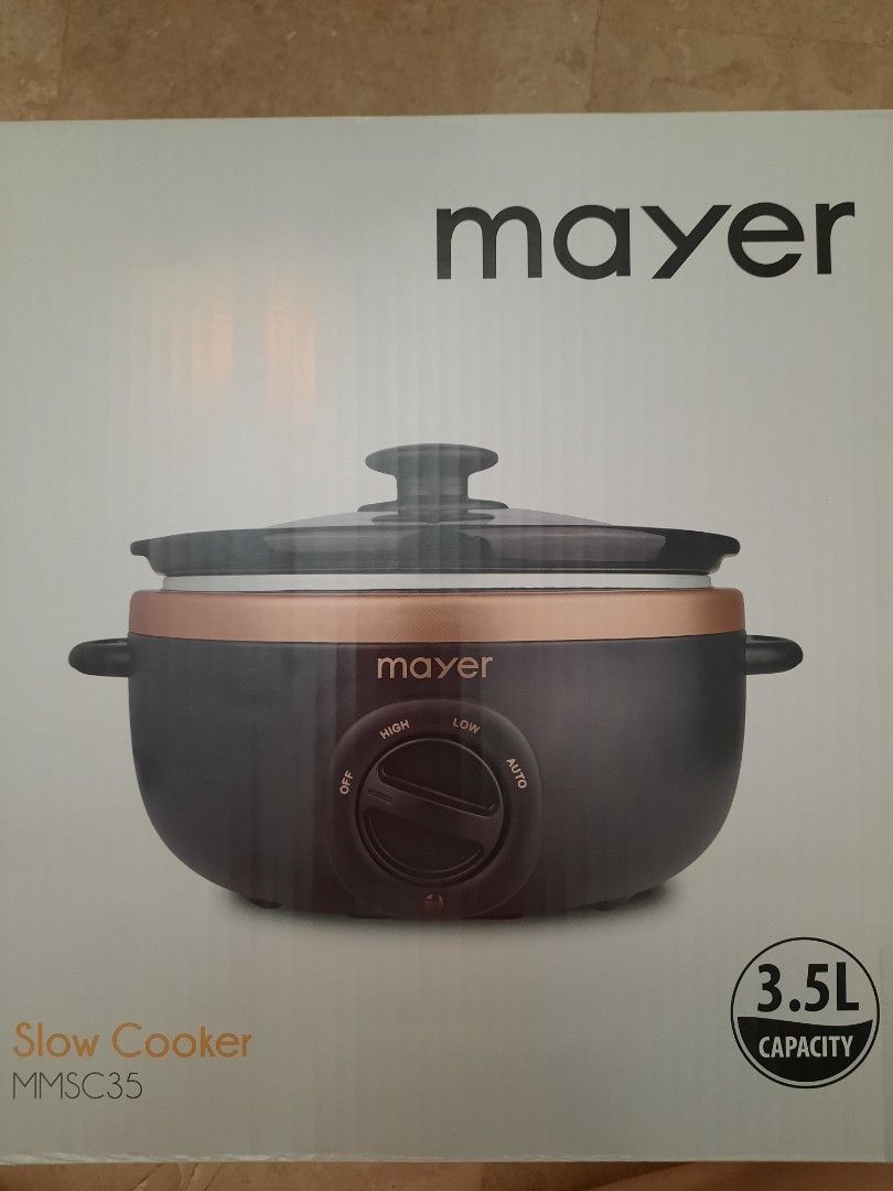 Mayer slow cooker 3.5L ( MMSC35), TV & Home Appliances, Other Home