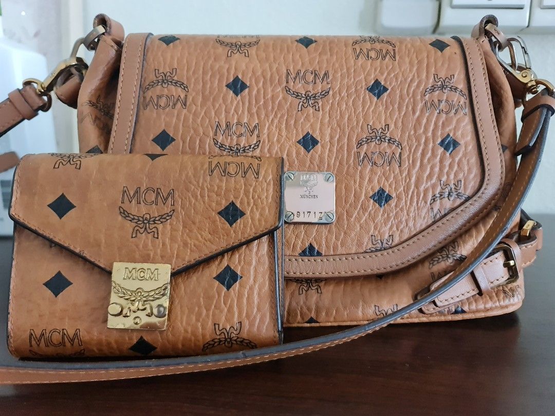 Mcm wallet hotsell bag