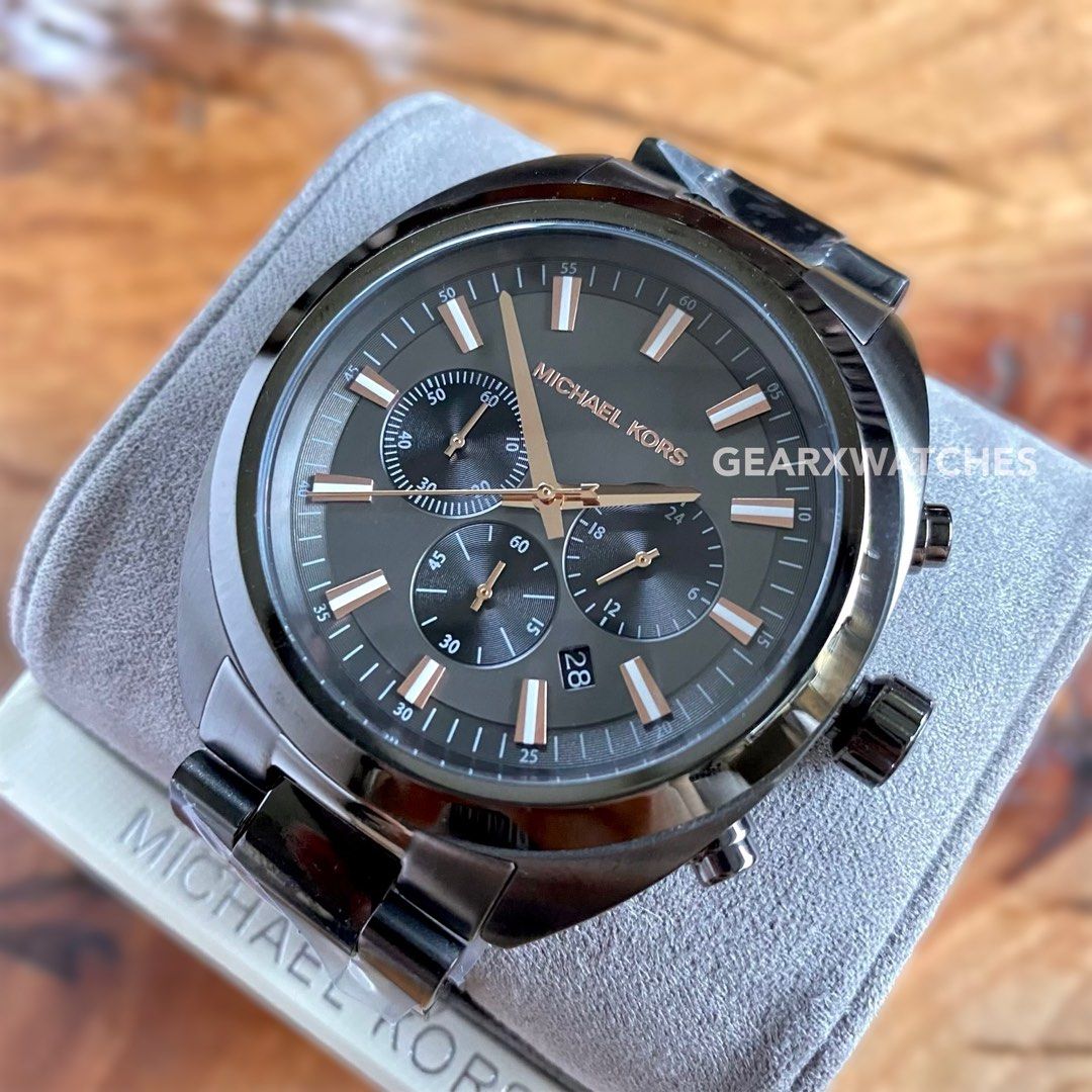 Michael Kors Dean Gunmetal Stainless Steel Men s Watch