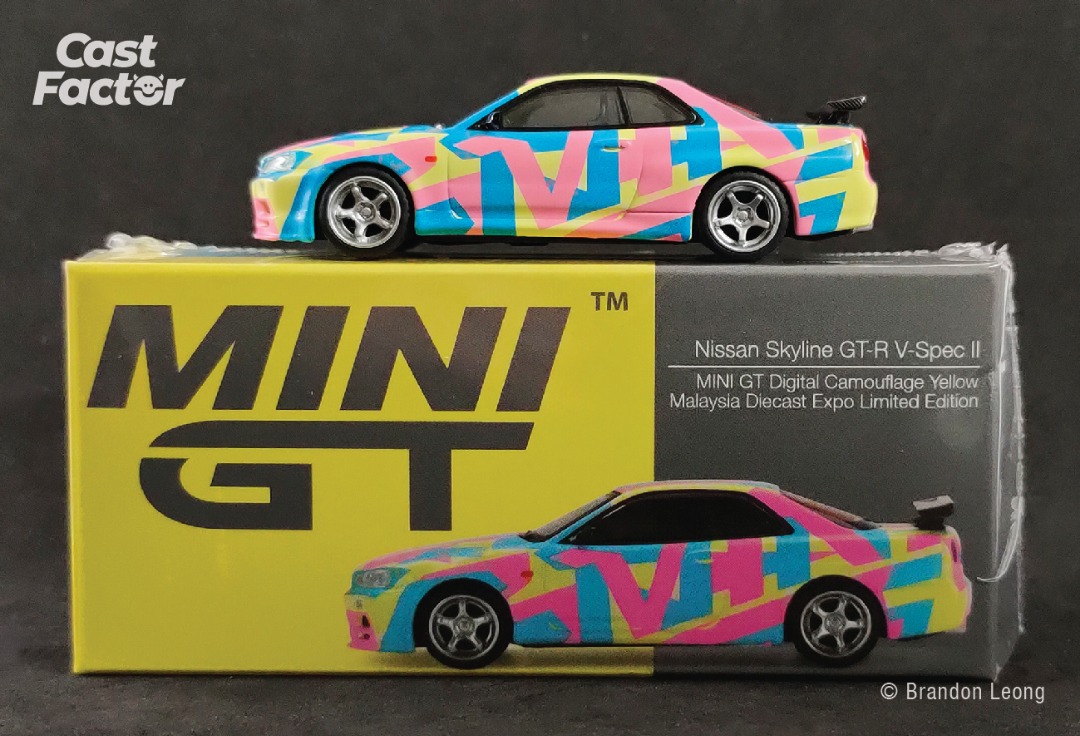 Mini GT #447 Nissan Skyline GT-R R34 V-Spec II Mini GT Digital