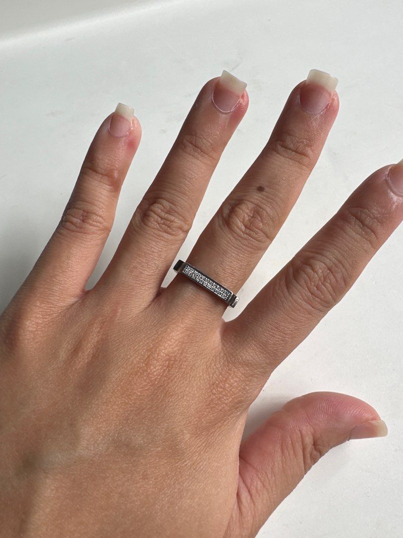 Monica Vinader Signature Thin Diamond Ring Monica Vinader