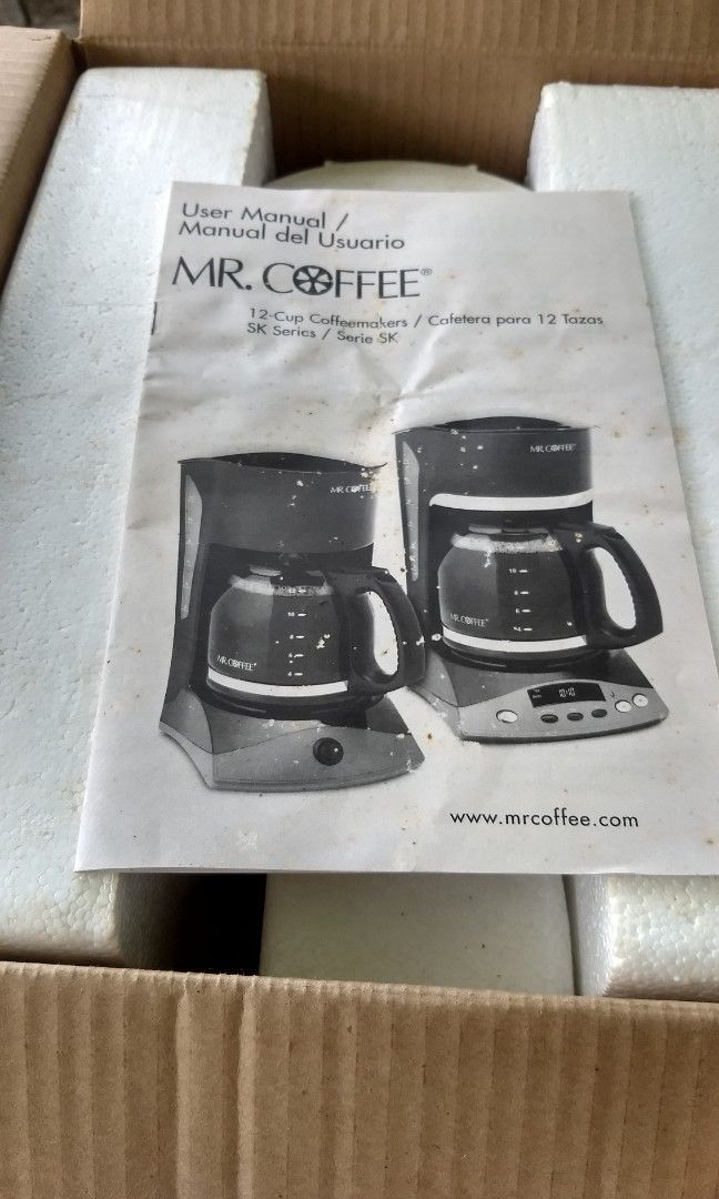 Mr Coffee 12 cup coffee maker 110 voltage (Category: Coffee Machines & Makers) located in Paranaque City. Submitted by homeschool_mommy2018 (Listing ID 1197337303, Image 2). Description: ‼️110 VOLTAGE ‼️ Mr Coffee brand Reusable filter inside Needs a good cleaning RFS: decluttering ‼️110 VOLTAGE‼️ MOP: Gcash or BPI MOD: Lalamove/Grab at buyer's expense.