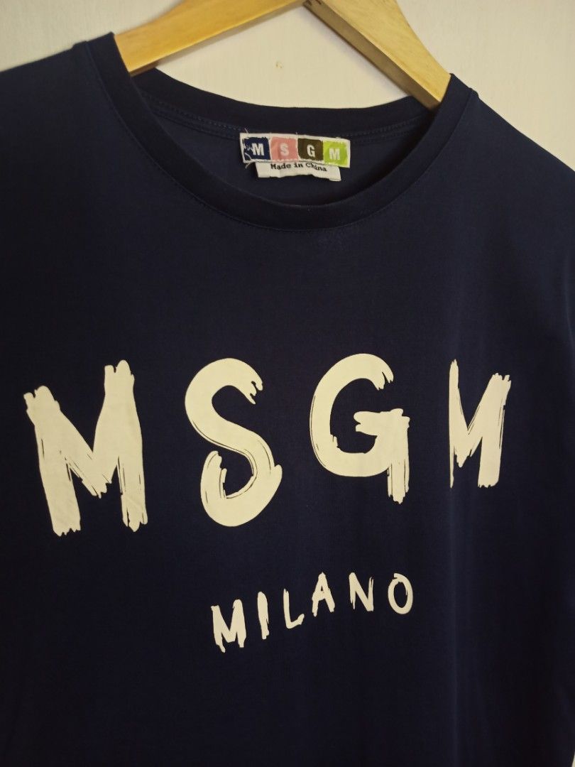 MSGM MILANO LOGO SHIRT, Women's Fashion, Tops, Shirts on Carousell
