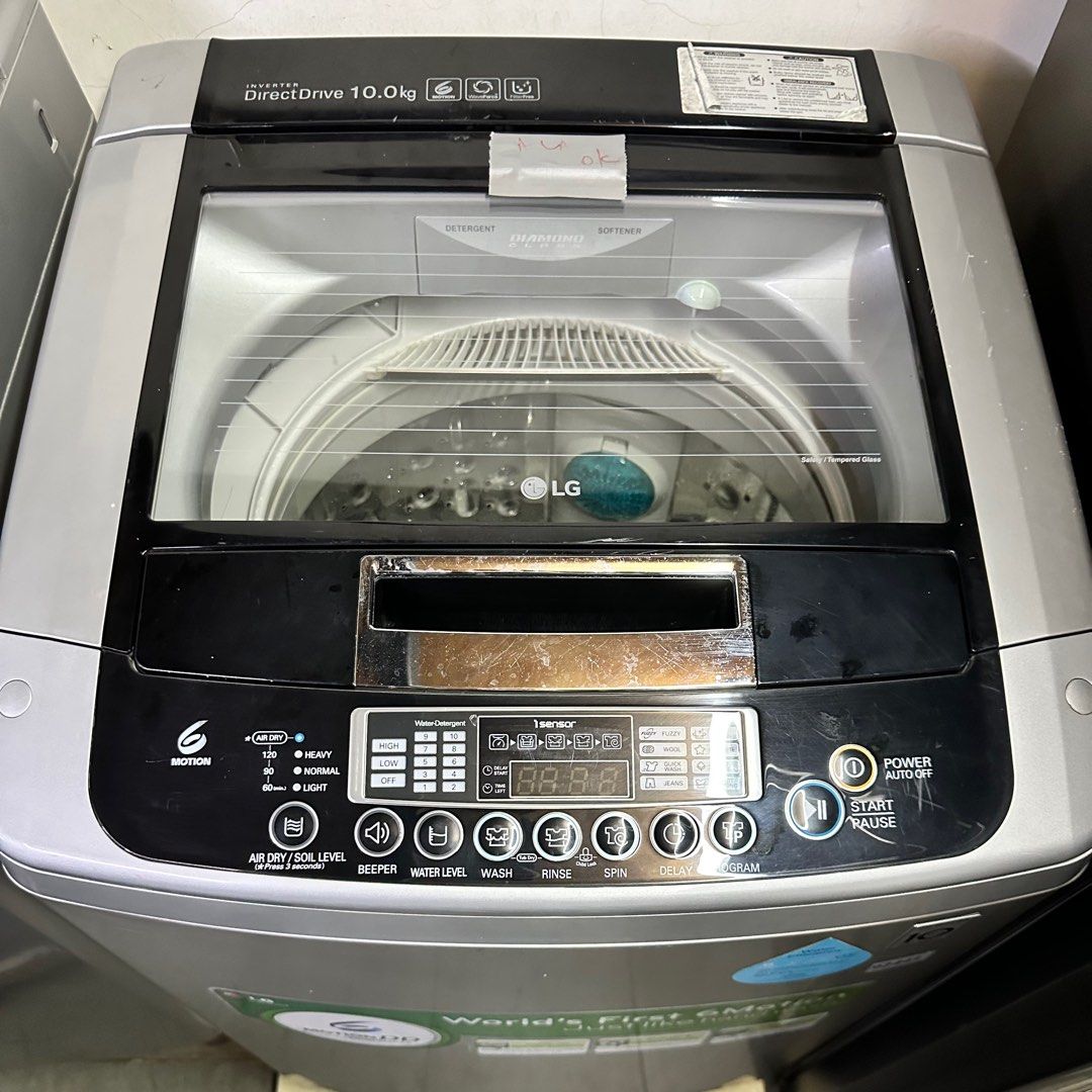 MUST BUY! LG 10KG TopLoader Washing Machine WFT9561DD (92441), TV
