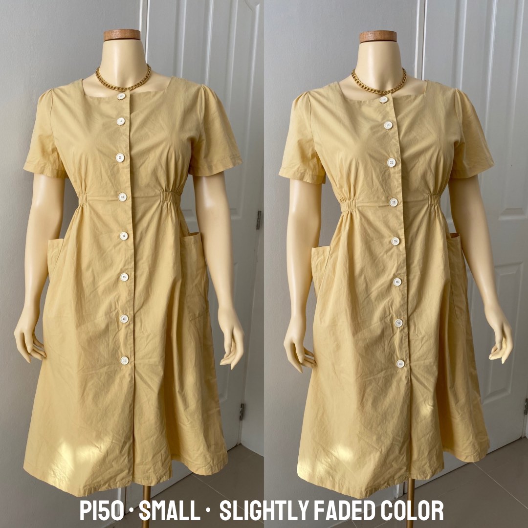 Mustard korean dress, Women's Fashion, Dresses & Sets, Dresses on Carousell
