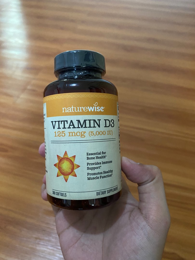Naturewise Vitamin D3, Kesehatan & Kecantikan, Kulit, Sabun & Tubuh di ...