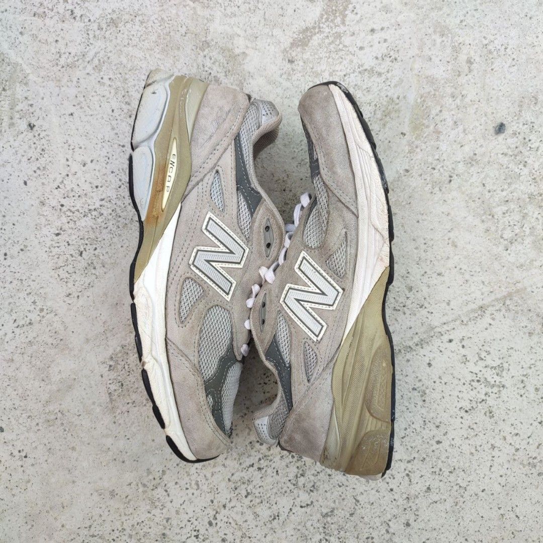 New Balance 990V3 Grey, Men's Fashion, Footwear, Sneakers on Carousell