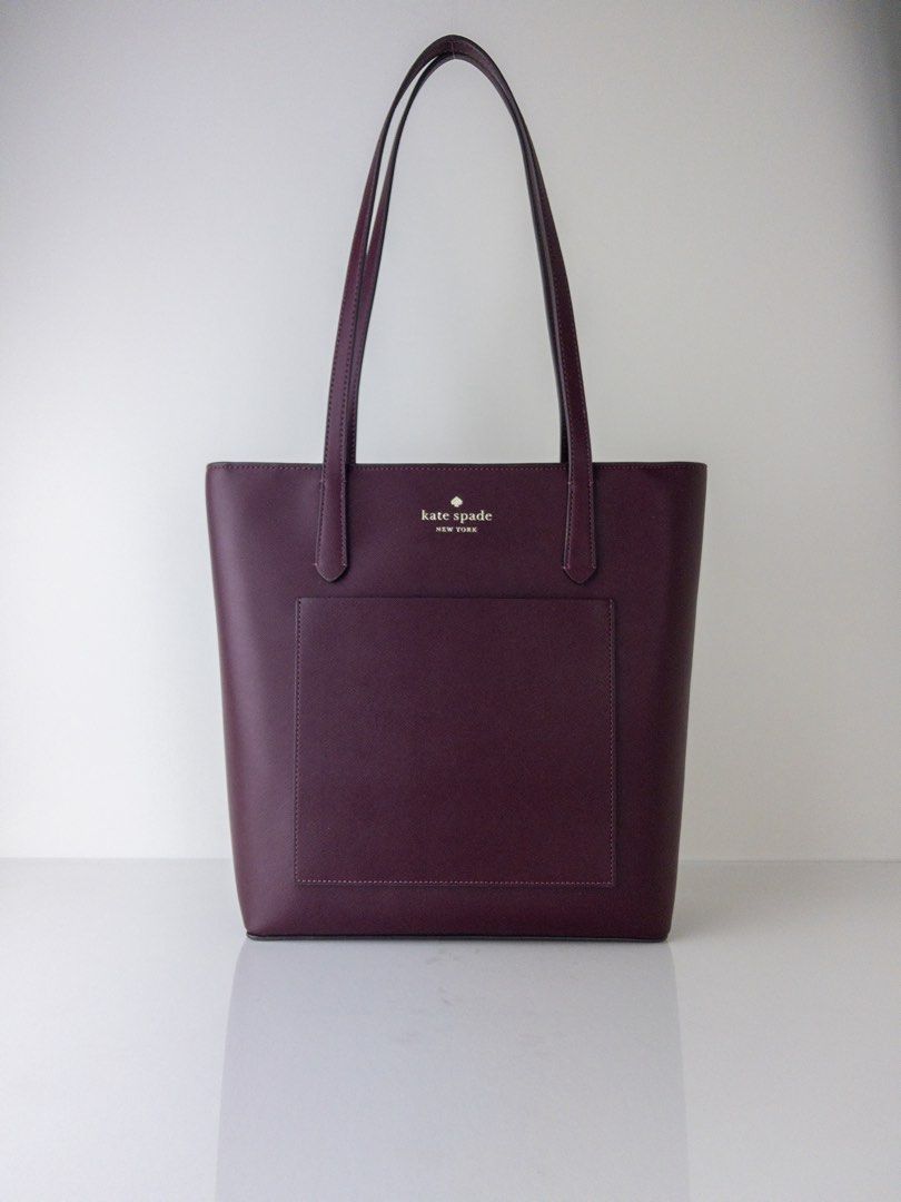 Kate spade maroon 2025 tote