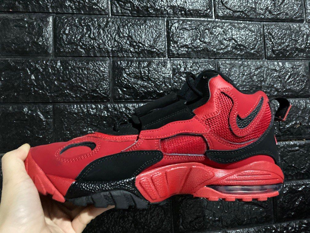Nike speed turf hotsell red and black