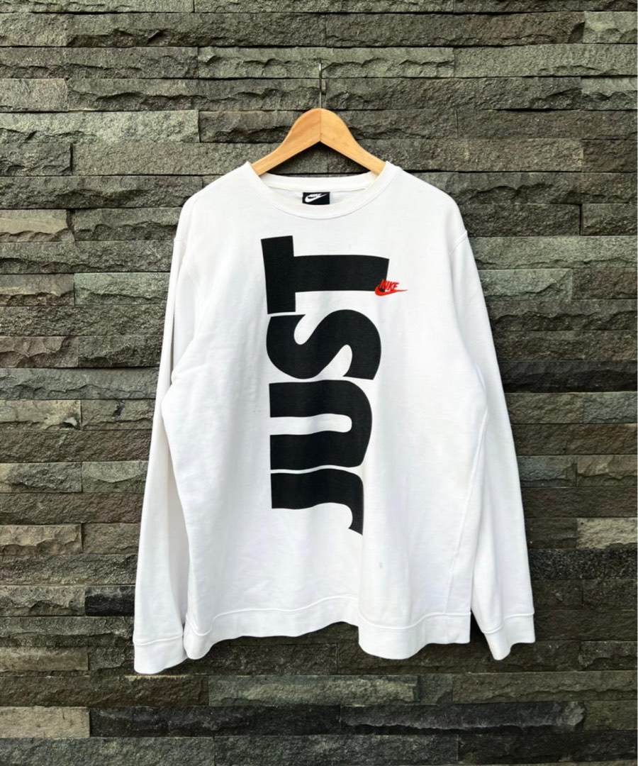Nike Crewneck JDI Just Do It Big Logo Fesyen Pria Pakaian