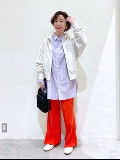 niko and… 古著感連帽開扣罩衫外套 近全新二手