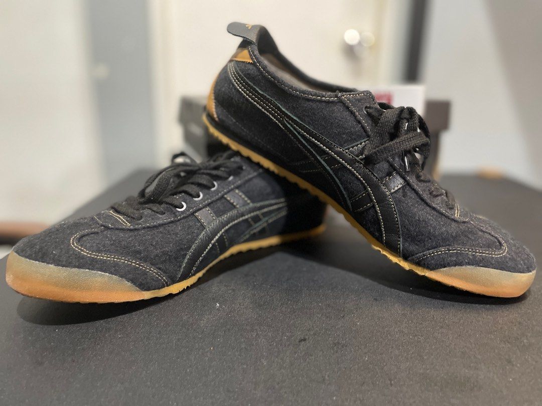 Onitsuka tiger mexico 66 black denim grey top