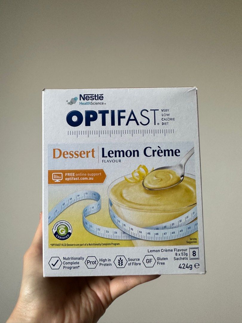 OPTIFAST® 瘦身甜品代餐– 檸檬慕斯, 健康及營養食用品, 健康補充品