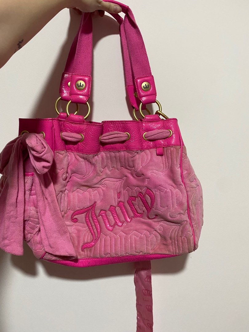 Original Juicy Couture Pink Bag, Women's Fashion, Bags & Wallets