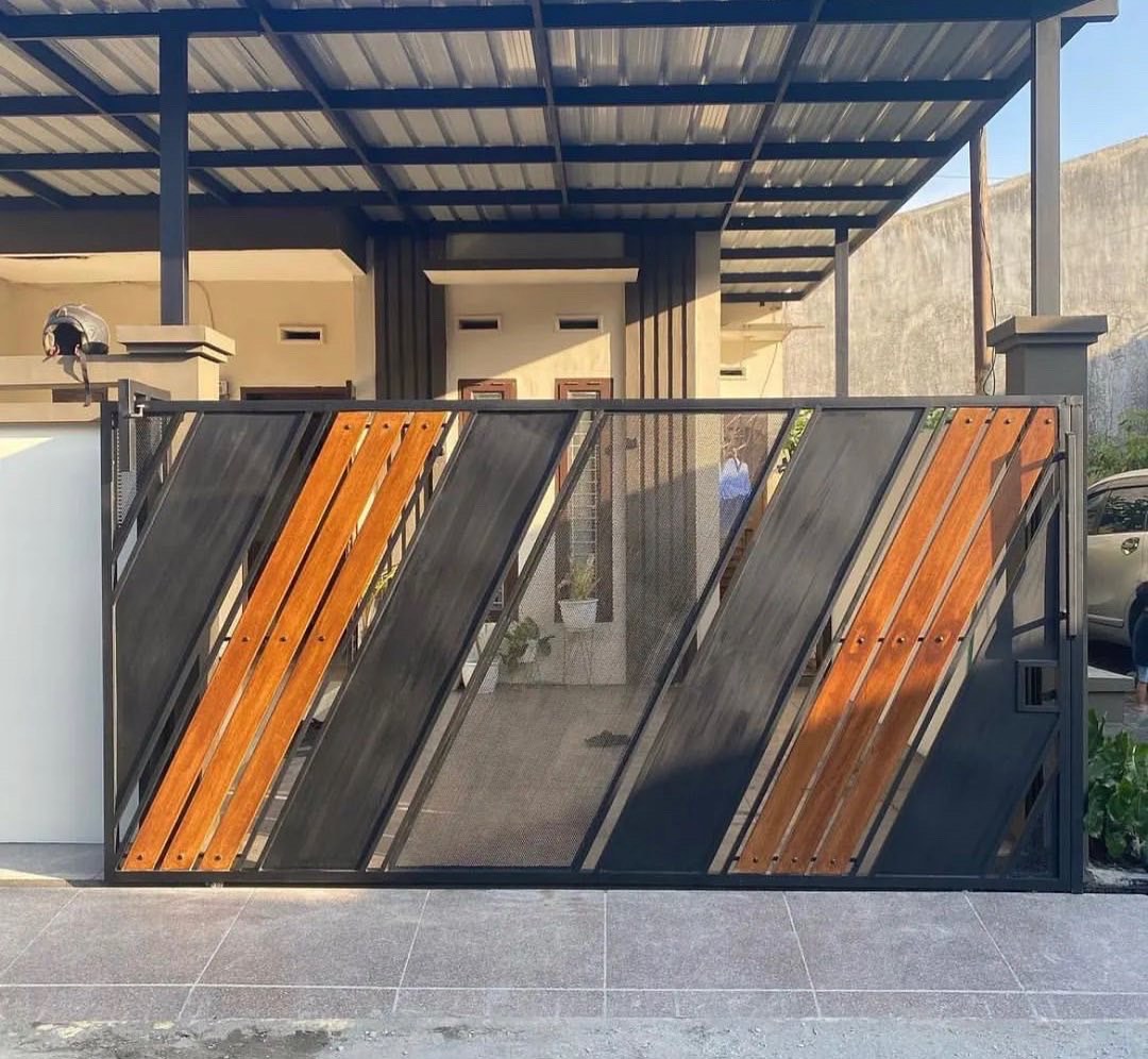 Pagar Lisplang kayu dan Plat, Perabotan Rumah di Carousell