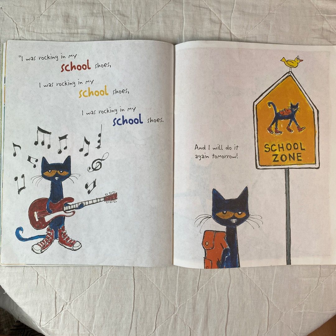 Pete the Cat Rocking in My School Shoes, Hobbies & Toys, Books