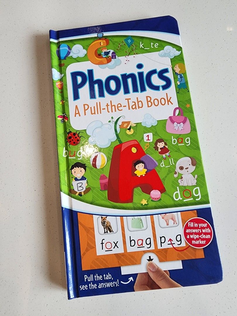 Phonics A PulltheTab Book, Hobbies & Toys, Books & Magazines
