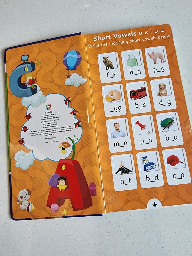 Phonics A PulltheTab Book, Hobbies & Toys, Books & Magazines