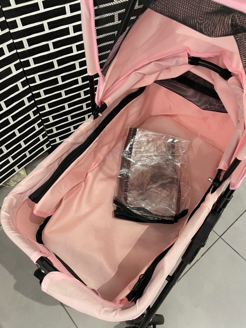 Pink Pet Stroller Pet Supplies Homes Other Pet Accessories on