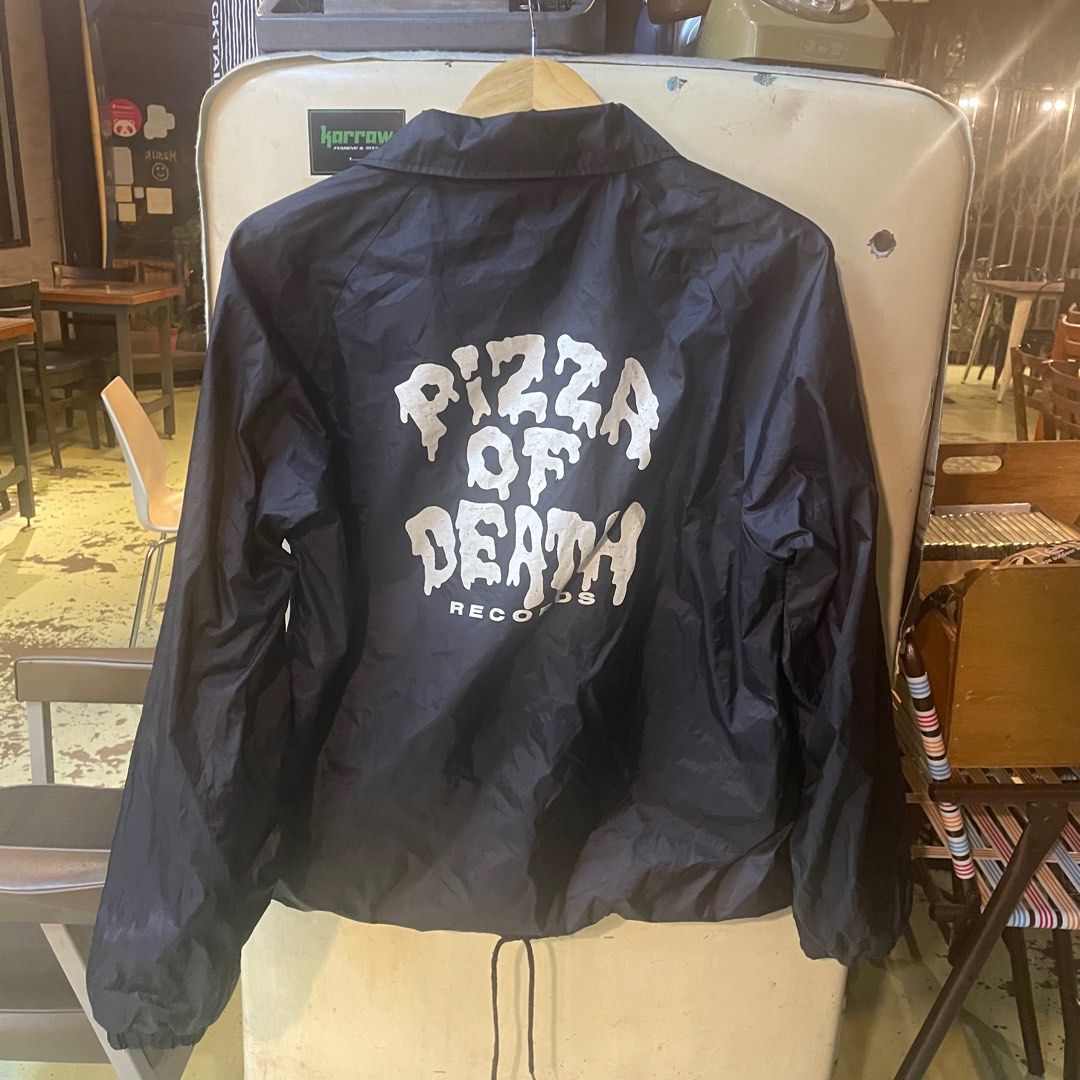 pizza of death コーチジャケットBLACK黒サイズ - ナイロンジャケット