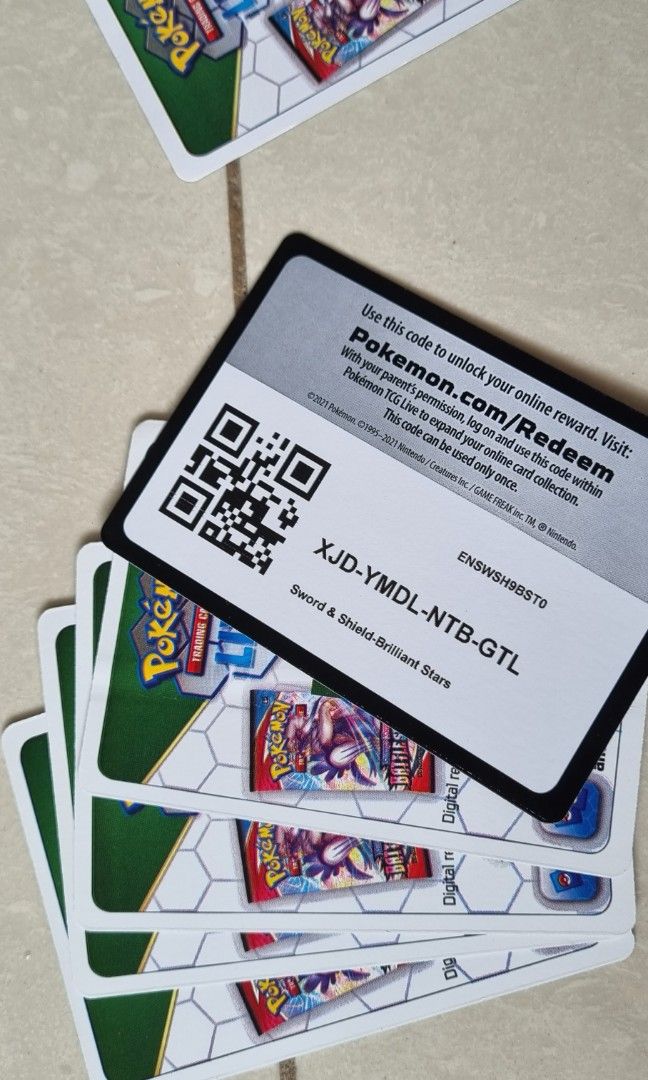 Pokemon TCG(Trading Card Game) Code Cards *CHEAP* With *FREE* Vstar