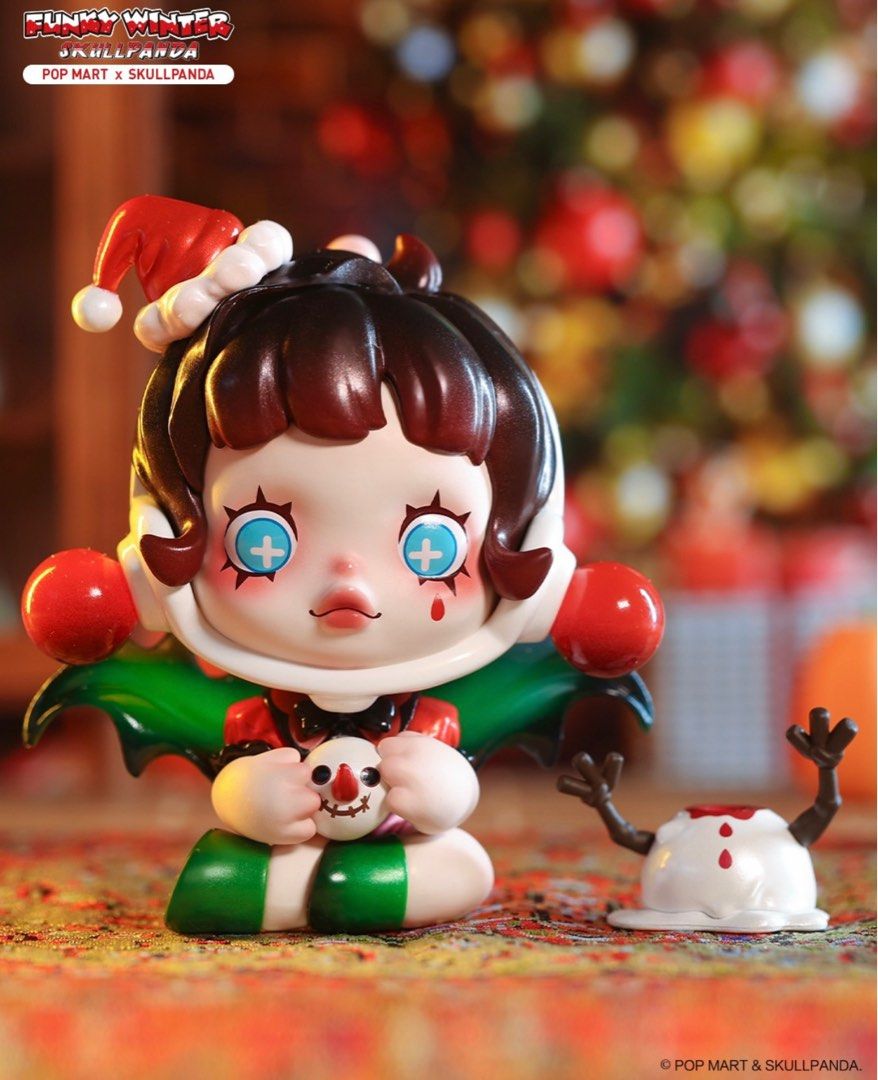 [POPMART] Skullpanda Funky Winter / Glorious Xmas - Blister Pack Christmas  Edition