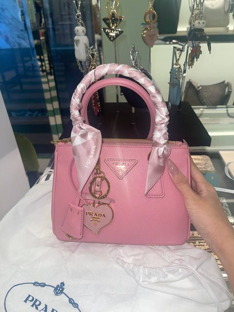 Petal Pink Prada Galleria Saffiano Leather Mini-bag