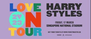 selling fast Harry Styles Concert Ticket PREMIUM GOLD ROW 9
