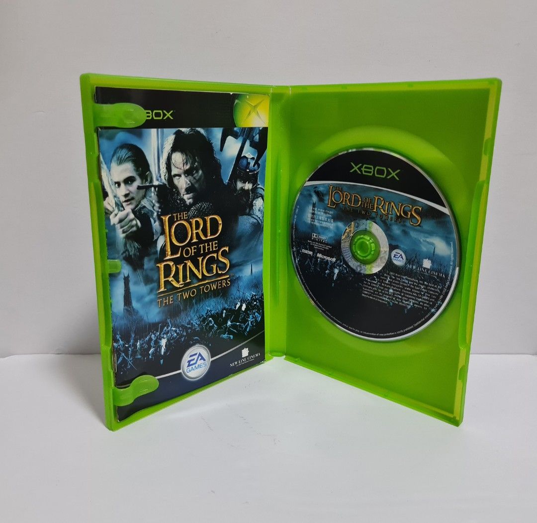 Pre-Owned] Xbox Lord of the Rings Two Towers Game, Video Gaming, Video  Games, Xbox on Carousell