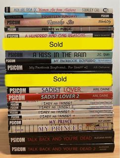 PSICOM Books made popular by Wattpad