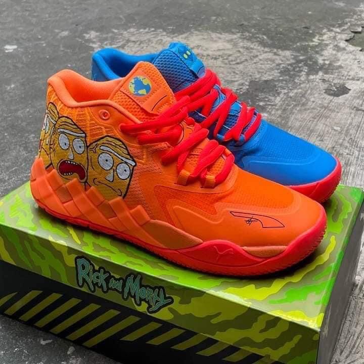 Puma La Melo Rick n Morty For Men, Men's Fashion, Footwear, Sneakers on Carousell